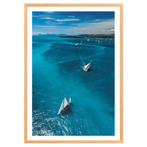 Above the Race Printed Wall Art