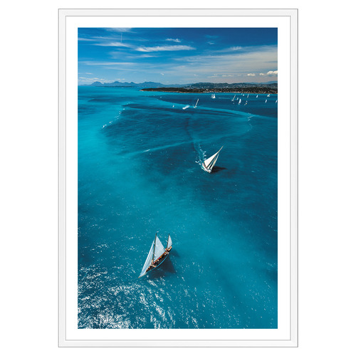 Above the Race Printed Wall Art