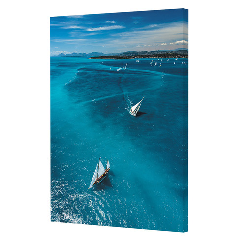 Above the Race Printed Wall Art