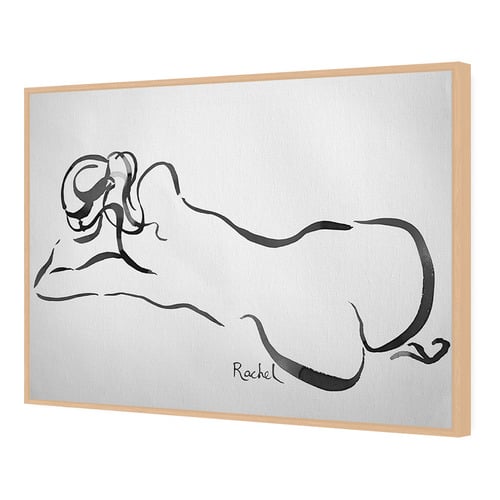 Big Bottomed Nude Printed Wall Art