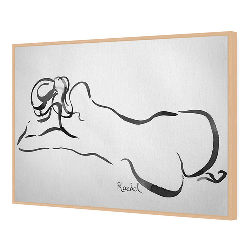 Big Bottomed Nude Printed Wall Art