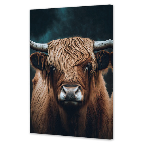 Highland Cow Printed Wall Art
