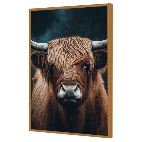 Highland Cow Printed Wall Art