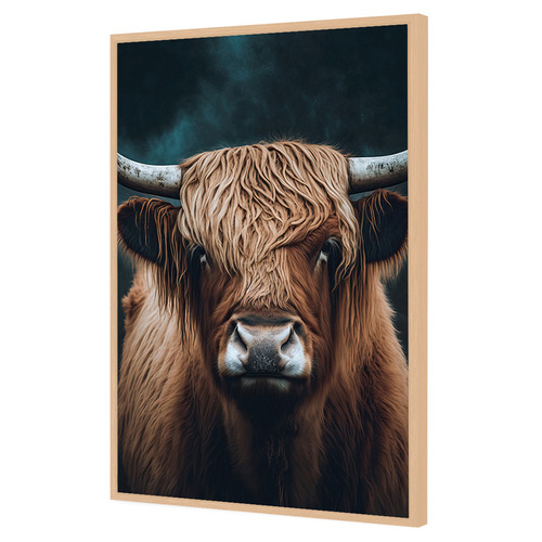 Highland Cow Printed Wall Art