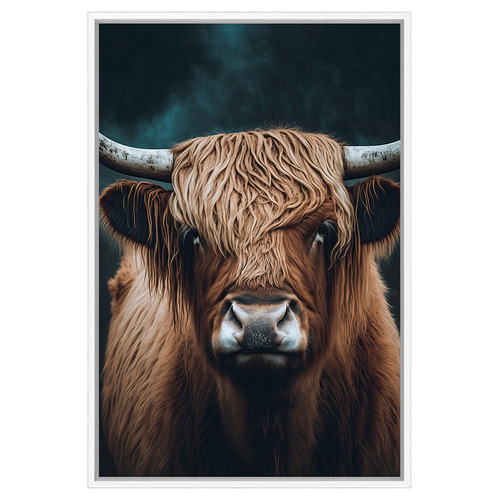 Highland Cow Printed Wall Art