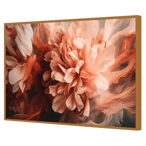 Splashed Peony Printed Wall Art
