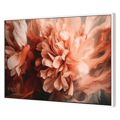 Splashed Peony Printed Wall Art