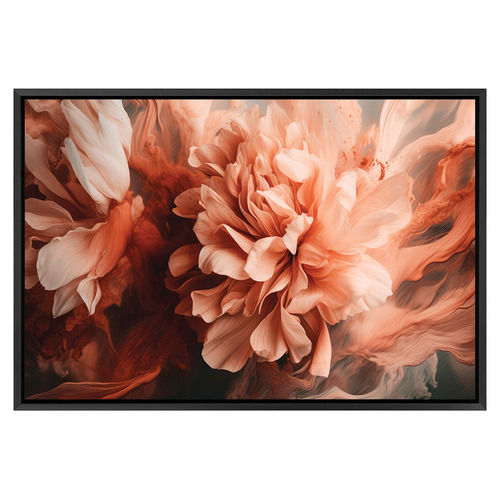 Splashed Peony Printed Wall Art