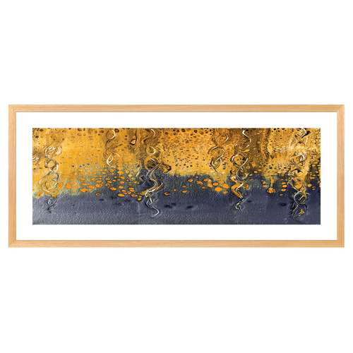 Tangerine Shower Printed Wall Art