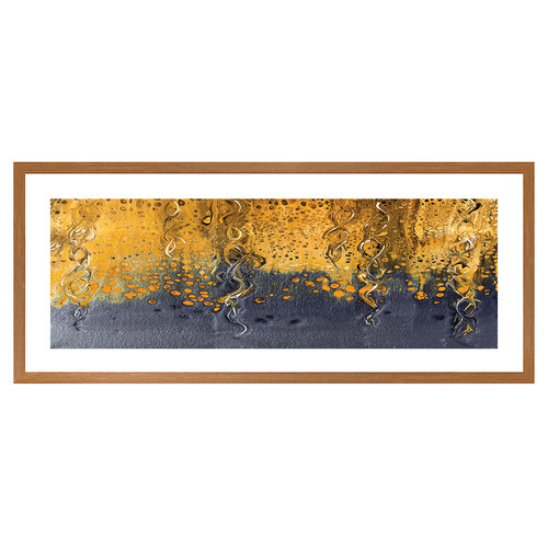 Tangerine Shower Printed Wall Art