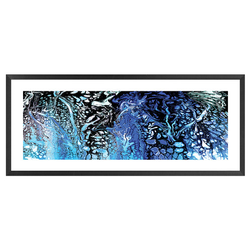 Fire Cracking Cobalt Printed Wall Art