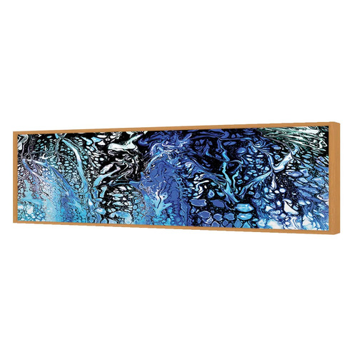 Fire Cracking Cobalt Printed Wall Art