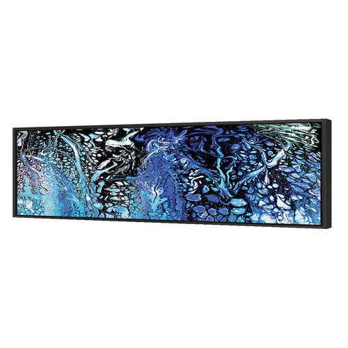 Fire Cracking Cobalt Printed Wall Art