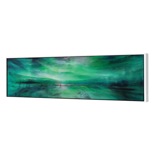 Southern Lights Green Printed Wall Art