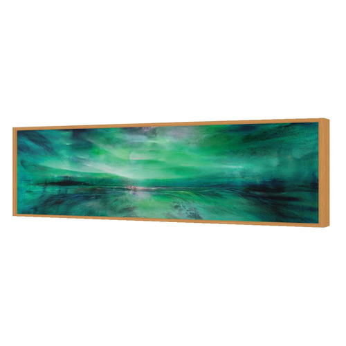 Southern Lights Green Printed Wall Art