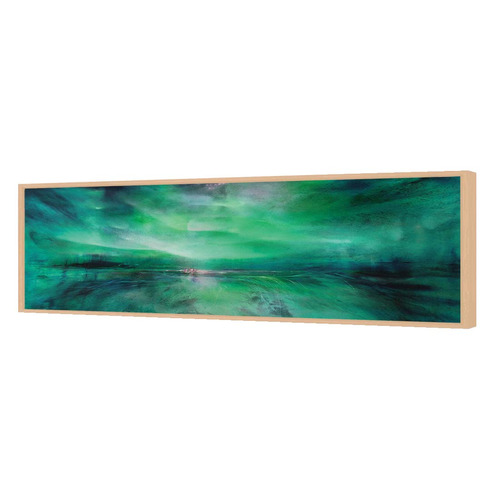 Southern Lights Green Printed Wall Art