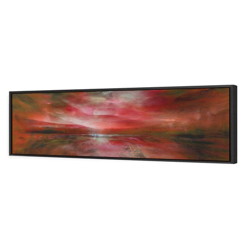 Southern Lights Mahogony Printed Wall Art