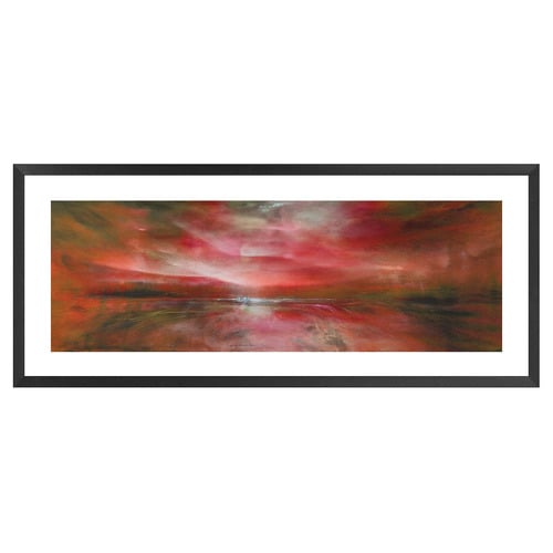 Southern Lights Mahogony Printed Wall Art