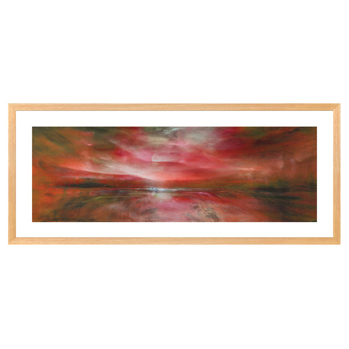Southern Lights Mahogony Printed Wall Art
