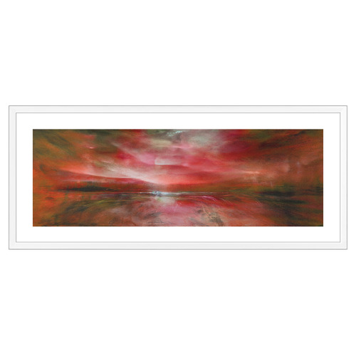 Southern Lights Mahogony Printed Wall Art