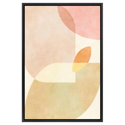 Aqua Shapes I Kopie Canvas Wall Art