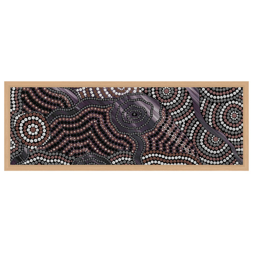 Burugar Waters Plum Canvas Wall Art