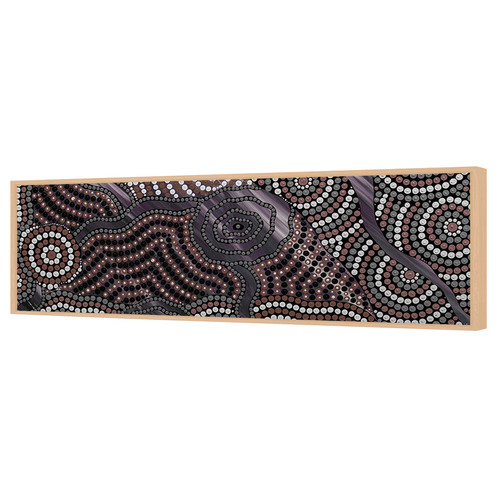 Burugar Waters Plum Canvas Wall Art
