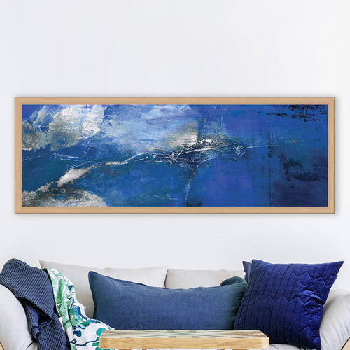 Deep Blue New Ways Canvas Wall Art