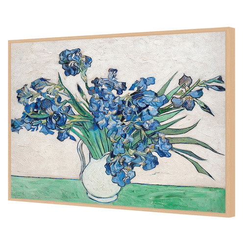 Irises by Vincent Van Gogh Canvas Wall Art