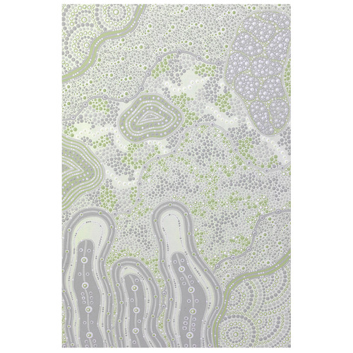 Emerald Green Janabi Nyubani Canvas Wall Art