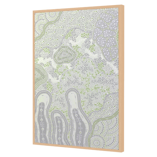 Emerald Green Janabi Nyubani Canvas Wall Art