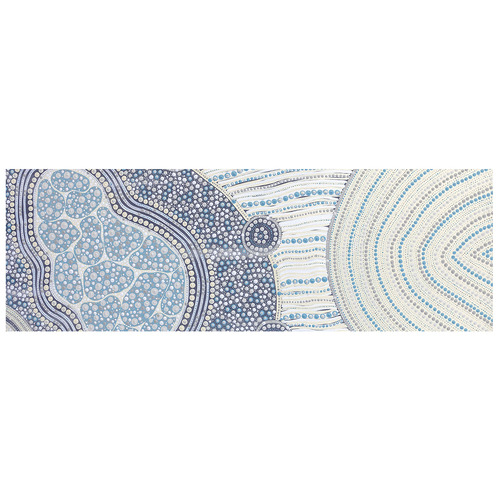 Blue Gwong Gung Canvas Wall Art
