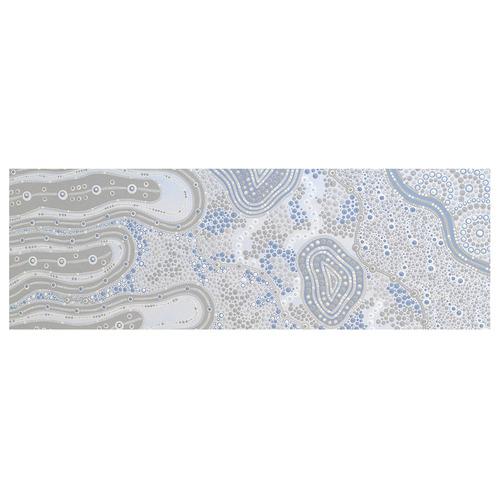 Blue Janabi Nyubani Canvas Wall Art