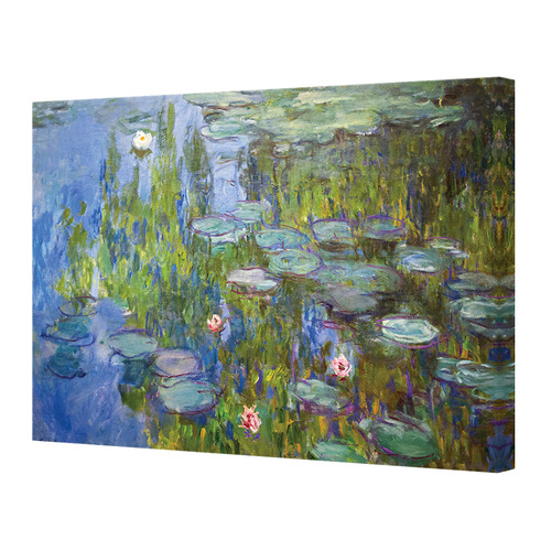 Monet Sea Roses Canvas Wall Art