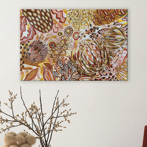 Native Botanicals I Canvas Wall Art