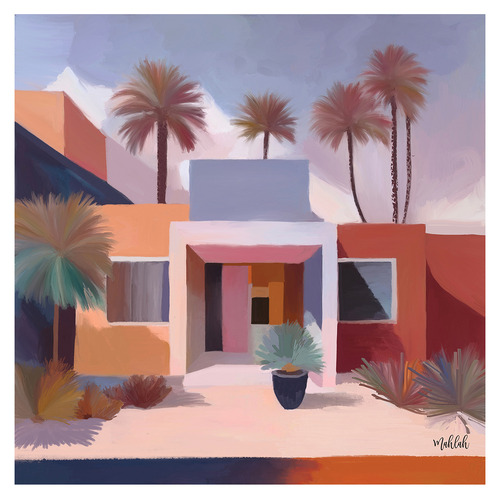 Virtual Tropics Canvas Wall Art