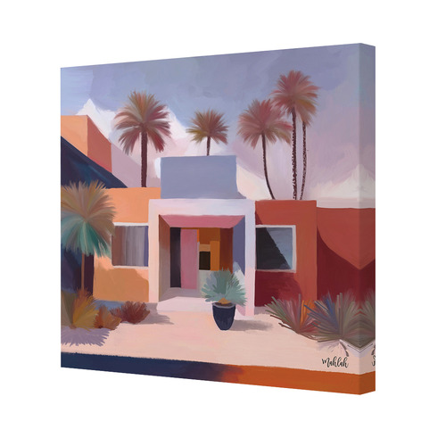 Virtual Tropics Canvas Wall Art