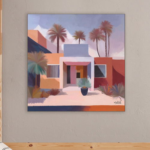 Virtual Tropics Canvas Wall Art