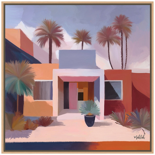 Virtual Tropics Canvas Wall Art