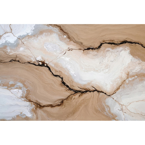 Straited Fractured Canvas Wall Art