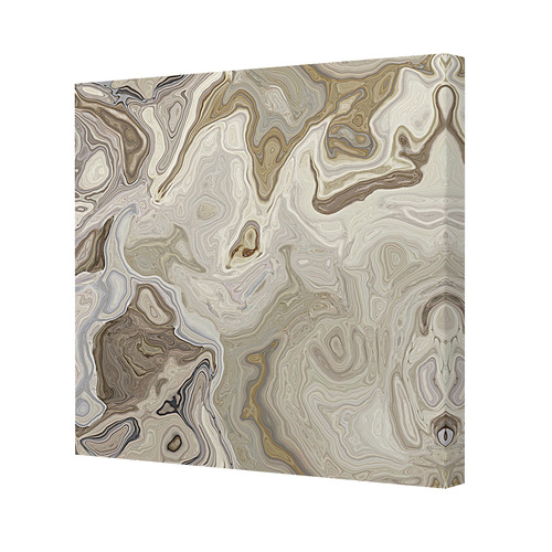 Banded Calcite Canvas Wall Art