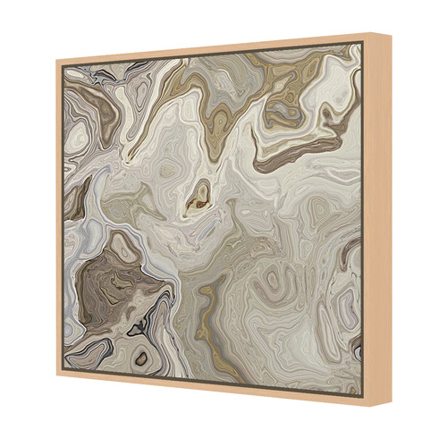 Banded Calcite Canvas Wall Art