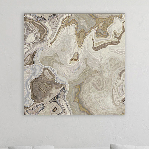 Banded Calcite Canvas Wall Art