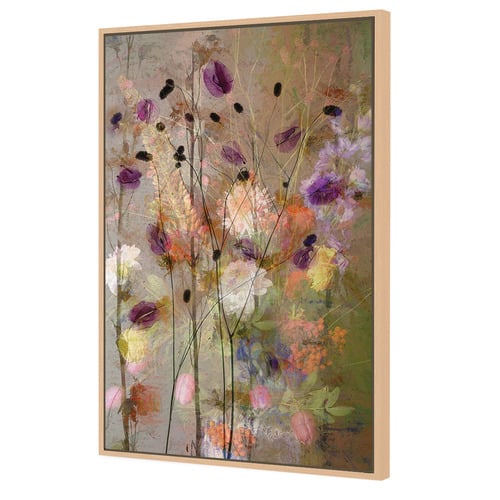 Painterly Flower Canvas Wall Art