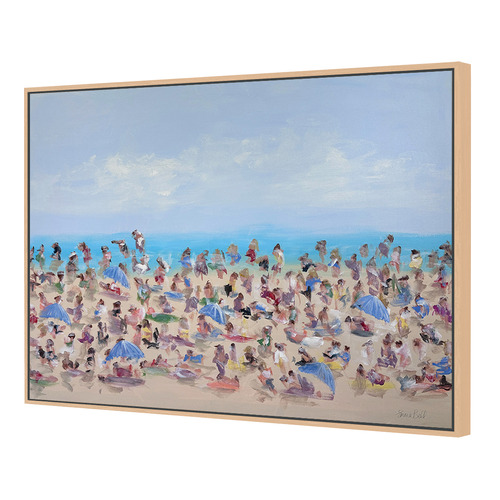 Beachside Blurs Canvas Wall Art