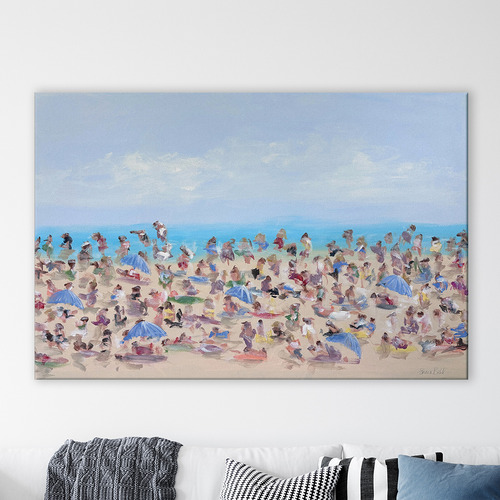 Beachside Blurs Canvas Wall Art