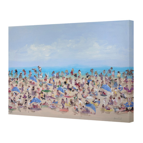 Beachside Blurs Canvas Wall Art
