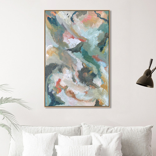 Fairy Floss Mellow Land I Canvas Wall Art