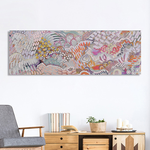Fairy Floss Mellow Land II Canvas Wall Art