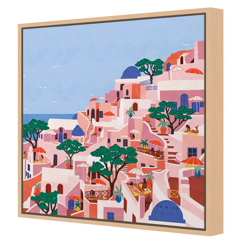Santorini Canvas Wall Art